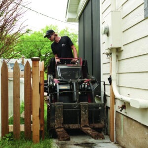 Mini track loader rental can fit in narrow spaces